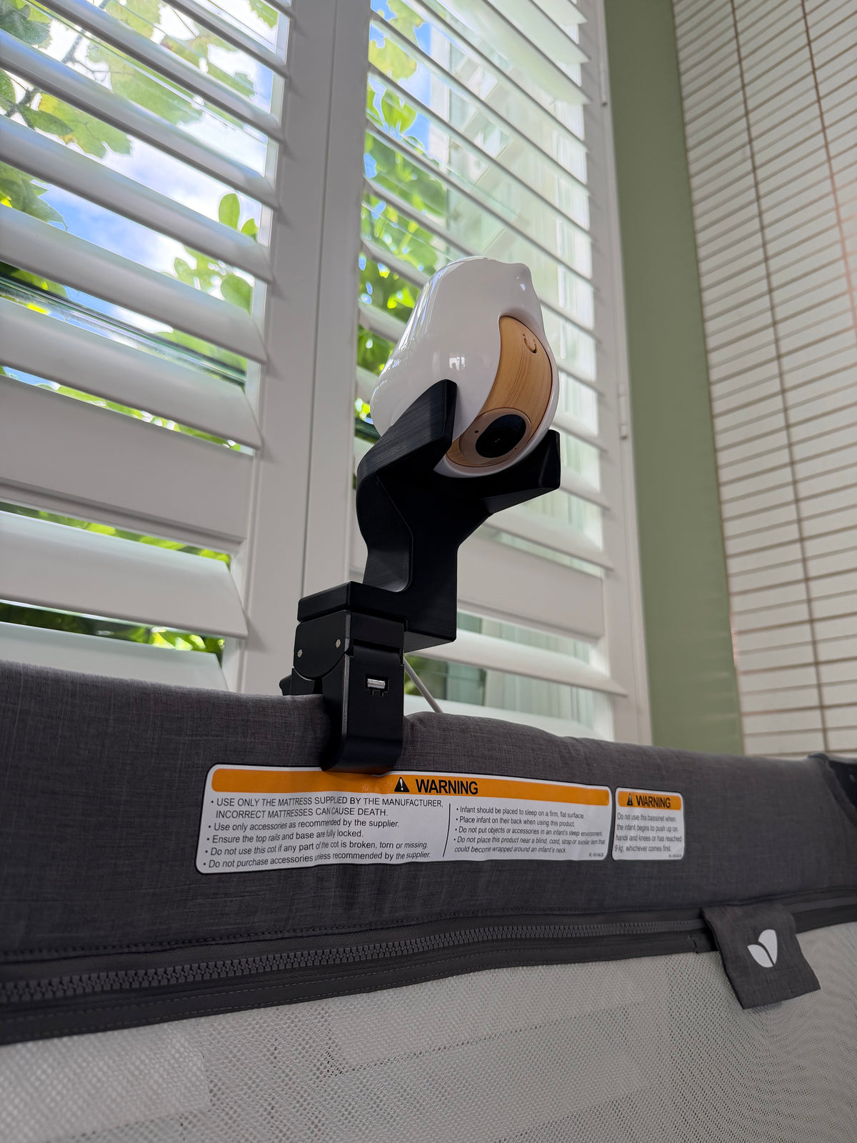 PerchMount | Portable Cot Mount for Cubo AI Smart Baby Monitor 3
