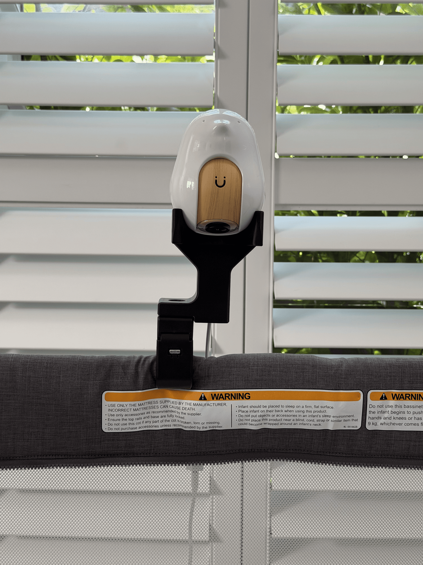 PerchMount | Portable Cot Mount for Cubo AI Smart Baby Monitor 3