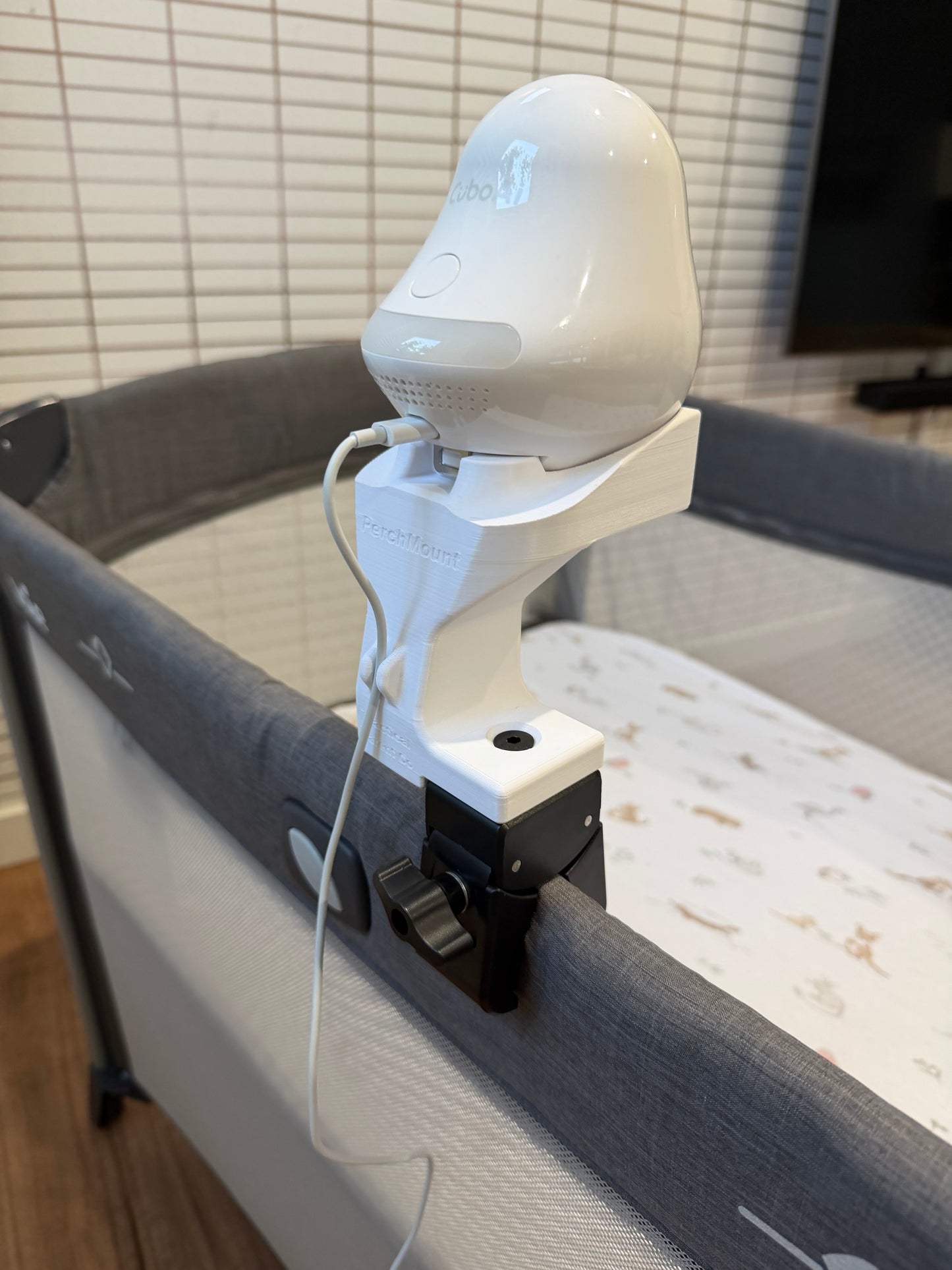 PerchMount | Portable Cot Mount for Cubo AI Smart Baby Monitor 3