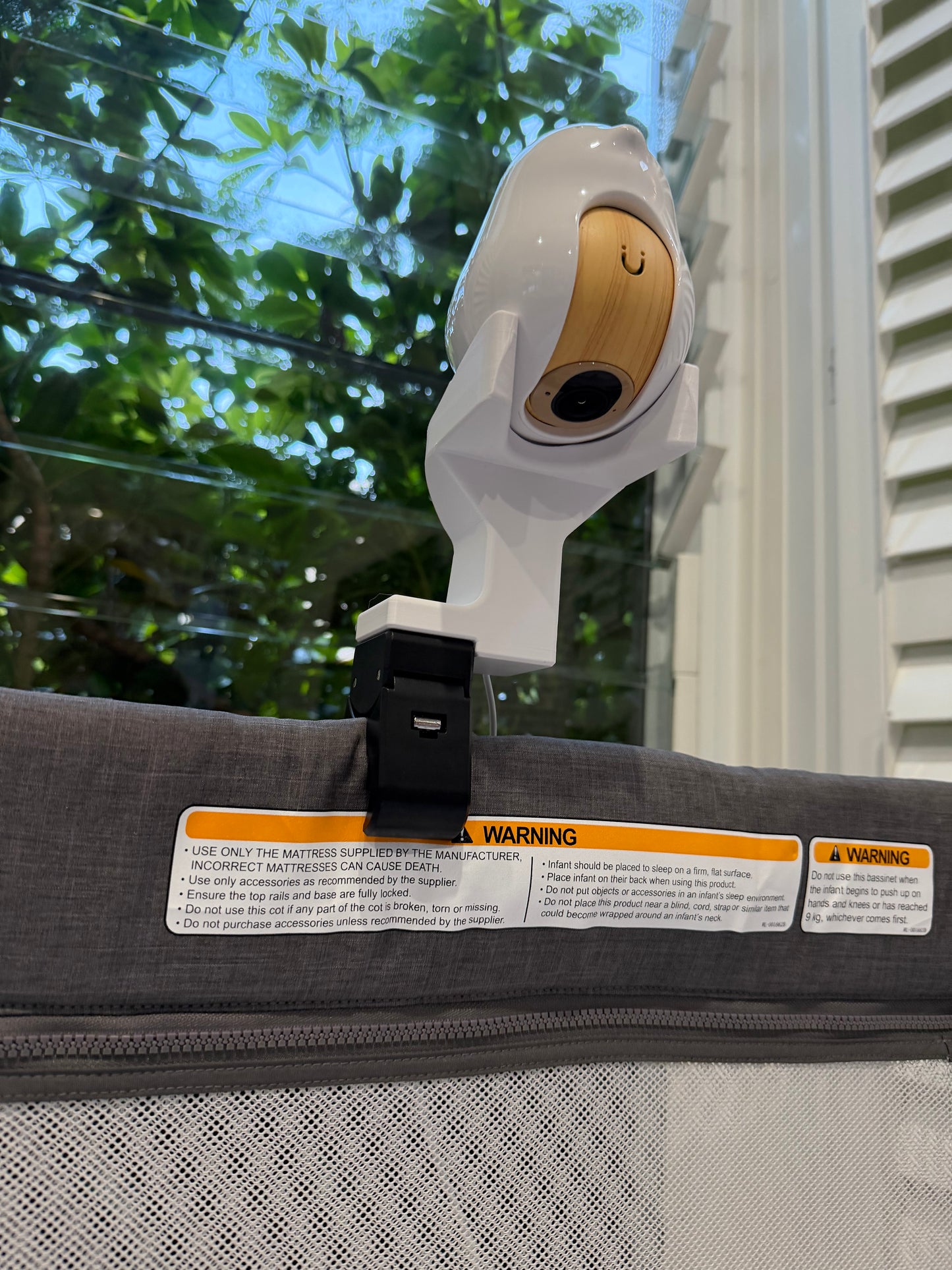 PerchMount | Portable Cot Mount for Cubo AI Smart Baby Monitor 3